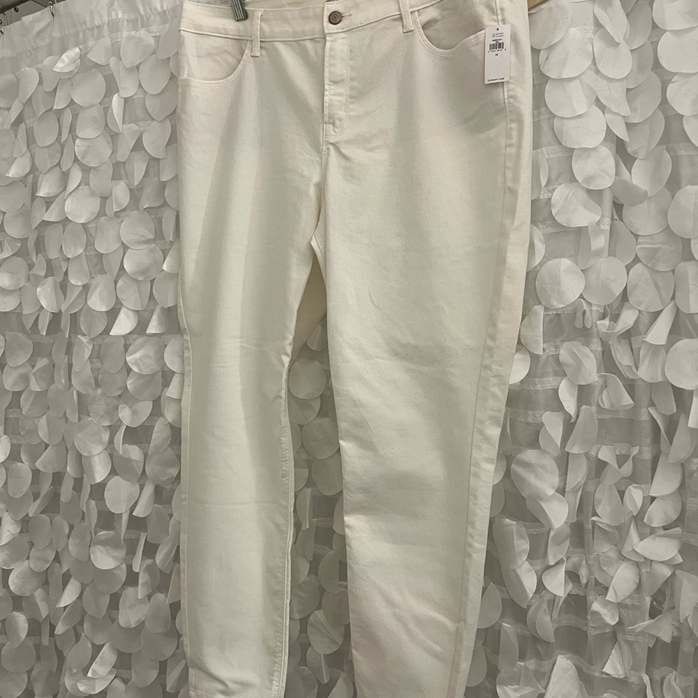 Old Navy Women's Cream Super Skinny Jeans, sz 16
